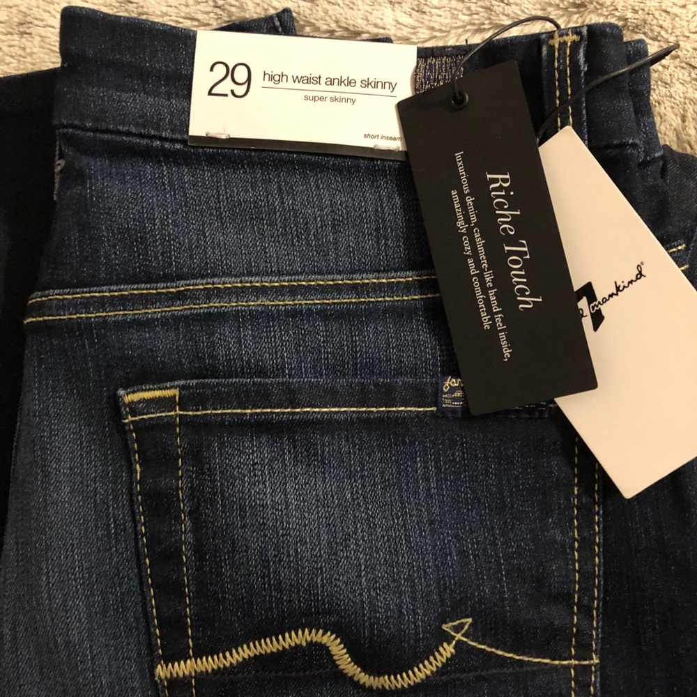 New Never Worn 7 For All Mankind Jeans
